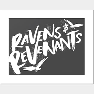 Ravens & Revenants - White Posters and Art